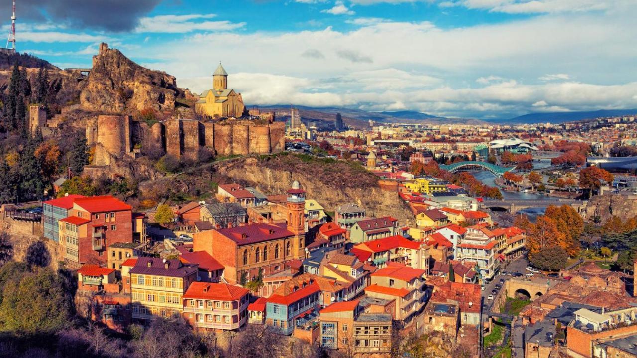 Central Location King Size Bed Tbilisi Exterior foto